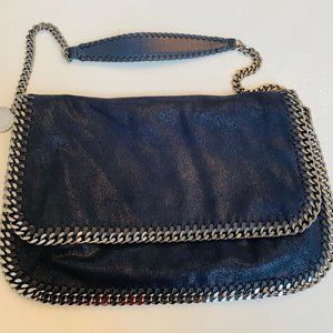 Stella McCartney Black/Navy Blue Shoulder Bag